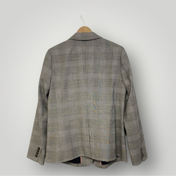 J.Crew Glen Plaid Ruffle Pocket Blazer Sz 10‎ - Picture 7 of 15